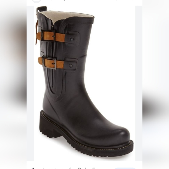 Ilse Jacobsen Shoes - Waterproof Buckle Detail Snow/Rain Boot Hornbaek Ilse Jacobsen 10